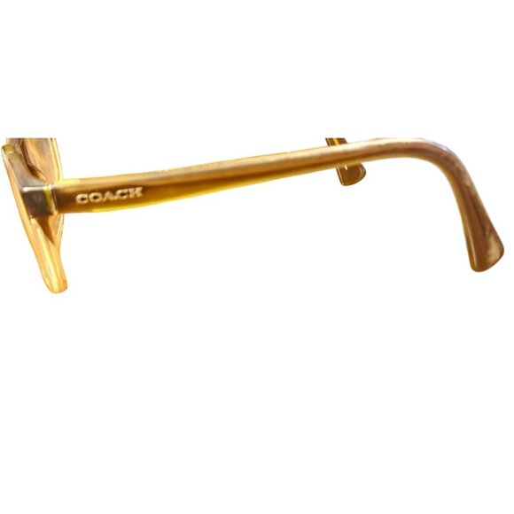 FRAMES ONLY Coach Eyeglasses HC6089 T Olive Brown Gradient Rectangular 51-16-135 - Picture 10 of 10